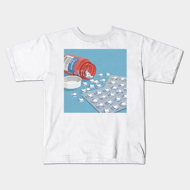 Like Drugs Kids T-Shirt by John Holcroft